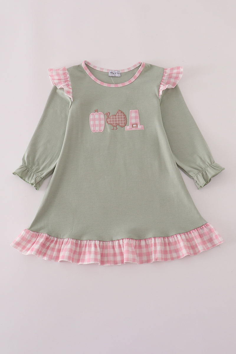Preorder Sage Pumpkin Dress