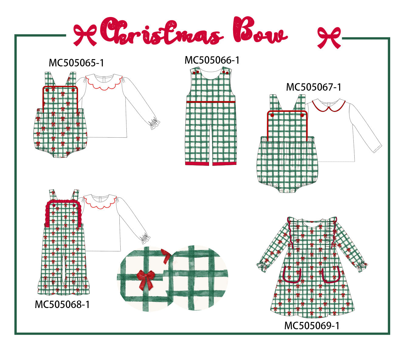 PO56 Christmas Bow Collection