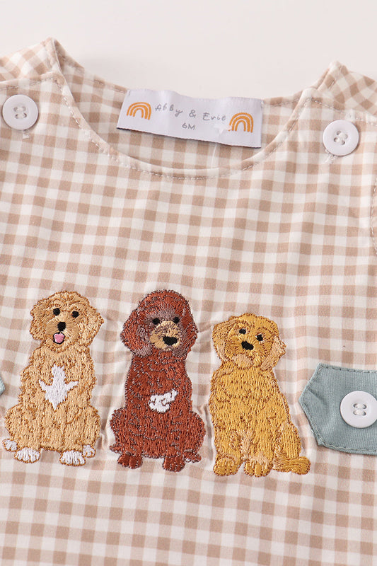 Puppy Pals Embroidered Romper