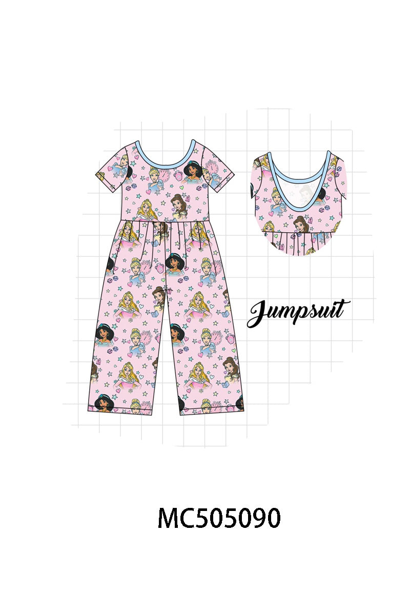 PO56 Pink Princess Bamboo Pajamas Collection