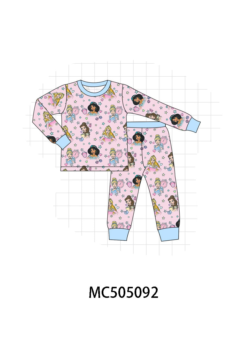 PO56 Pink Princess Bamboo Pajamas Collection