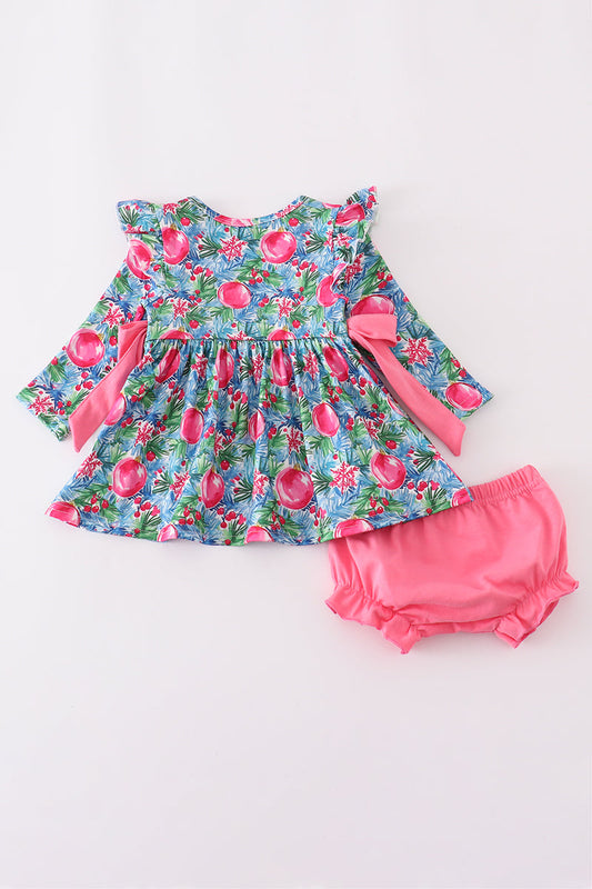 Pink Pines Bloomer Set