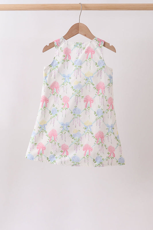 Vintage Meadow Bow Dress