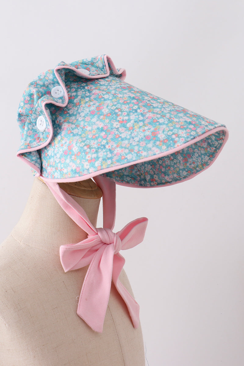 Blush Bloom Ruffle Bonnet