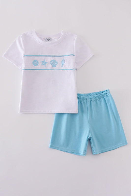 Smocked Starfish Short Set