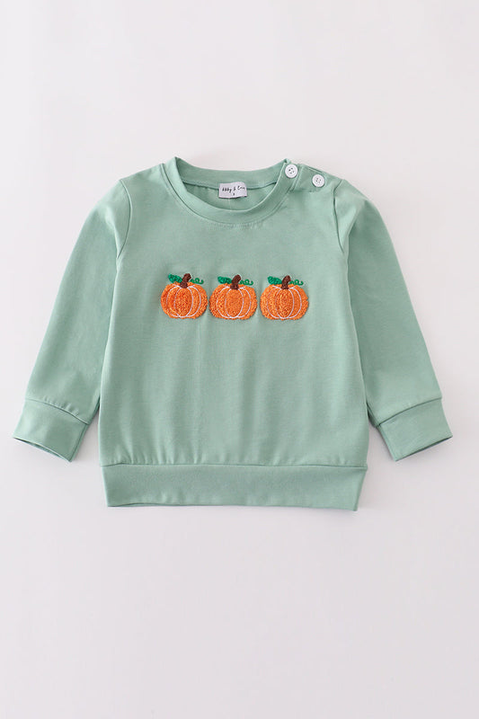 French Knot Pumpkin Top