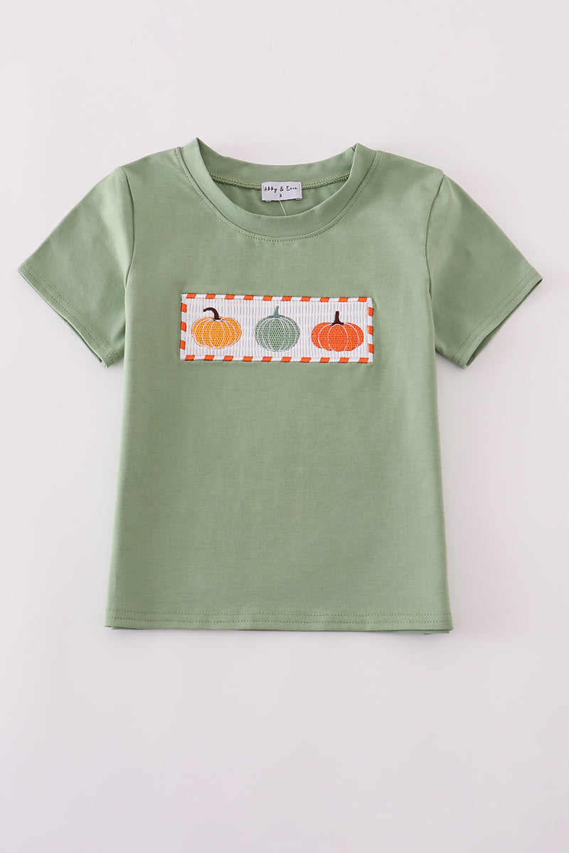 Smocked Pumpkin Top