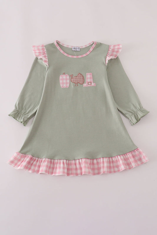 Preorder Sage Pumpkin Dress