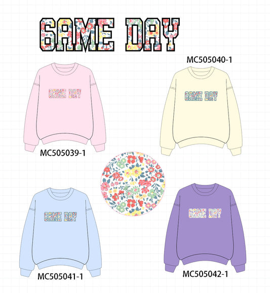 PO56 Floral Game Day Embroidery Collection