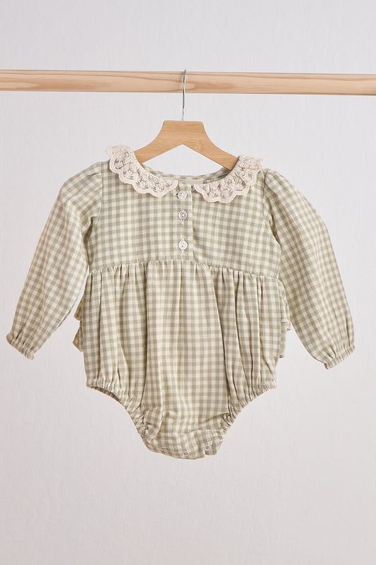 Preorder - Green Gingham Bubble