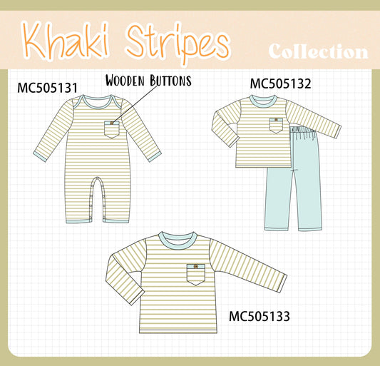PO56 Khaki Stripe Collection