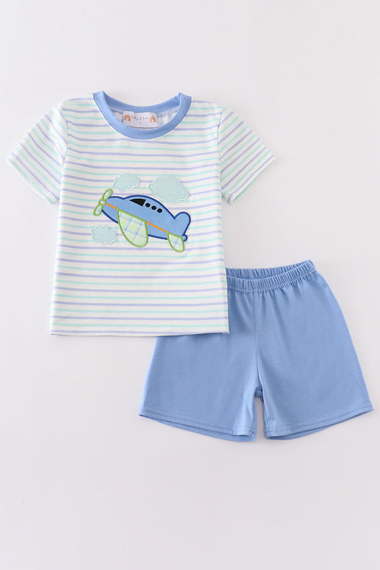 Little Aviator Applique Set