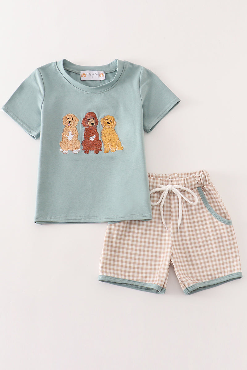 Puppy Pals Embroidered Set