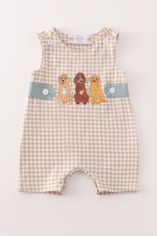 Puppy Pals Embroidered Romper