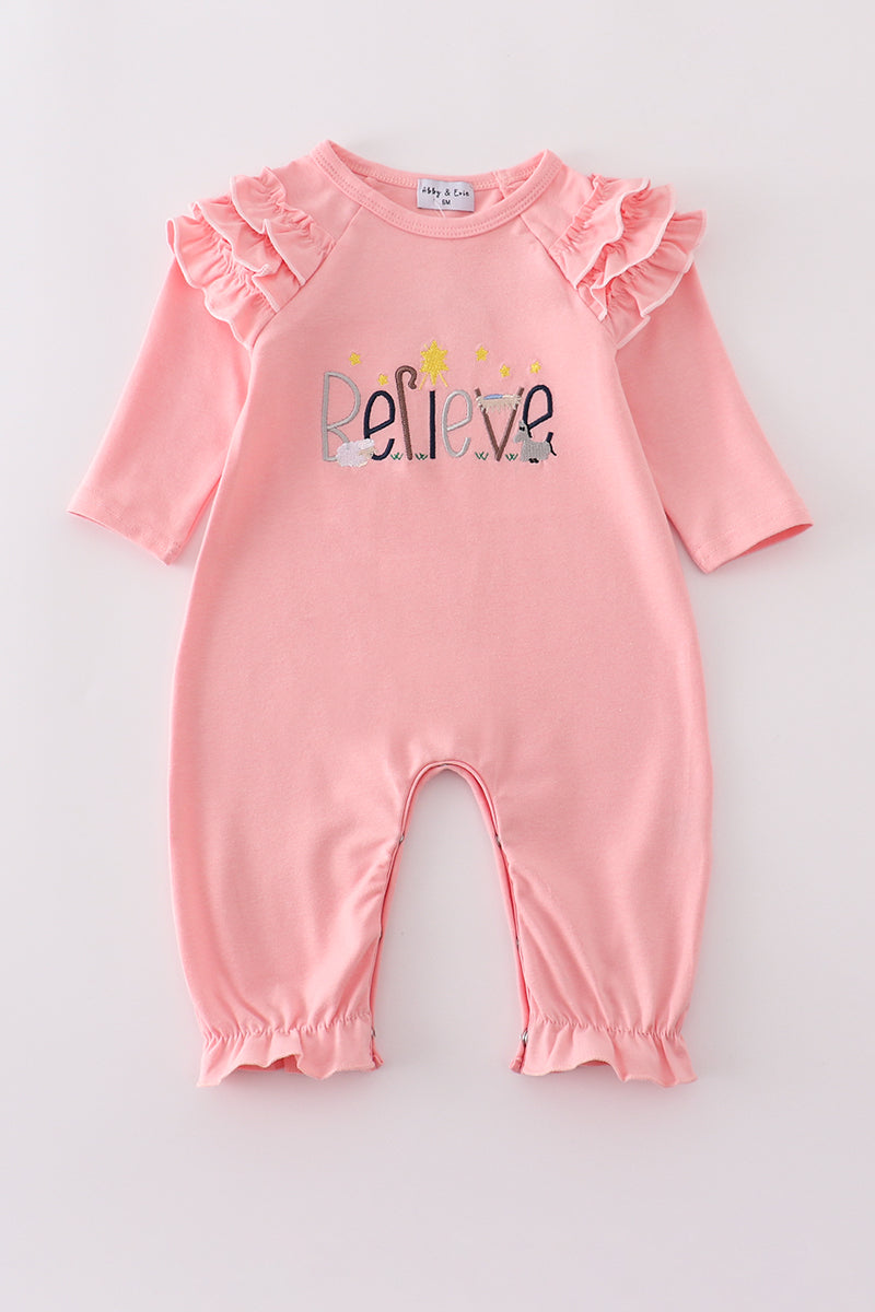 Believe PreOrder - Pink Romper