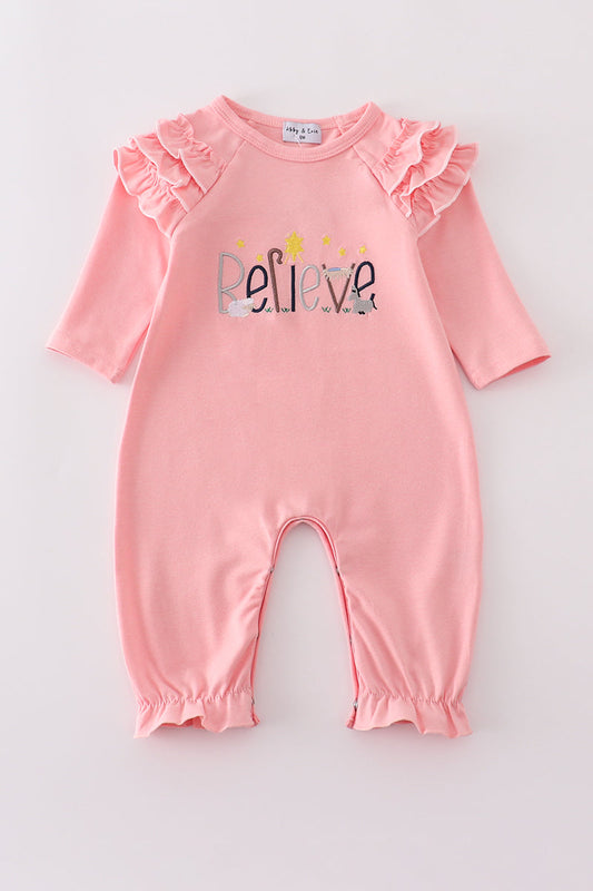 Believe PreOrder - Pink Romper
