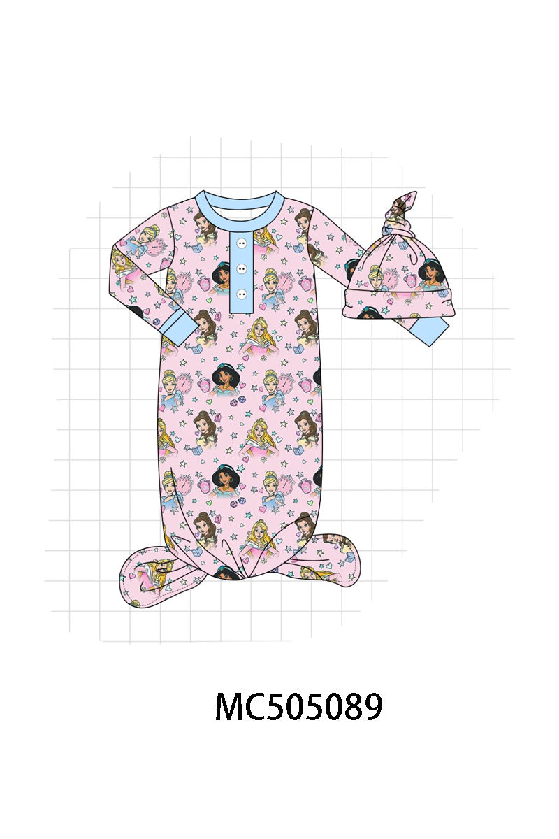 PO56 Pink Princess Bamboo Pajamas Collection