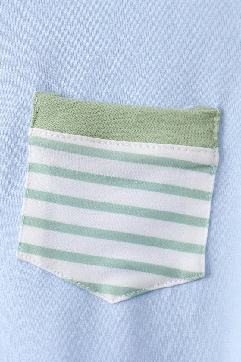 The Mint & Blue Short Set