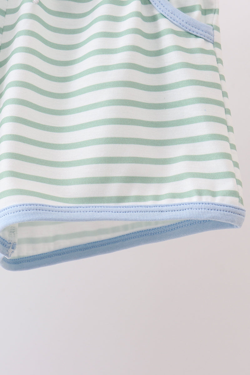 The Mint & Blue Short Set