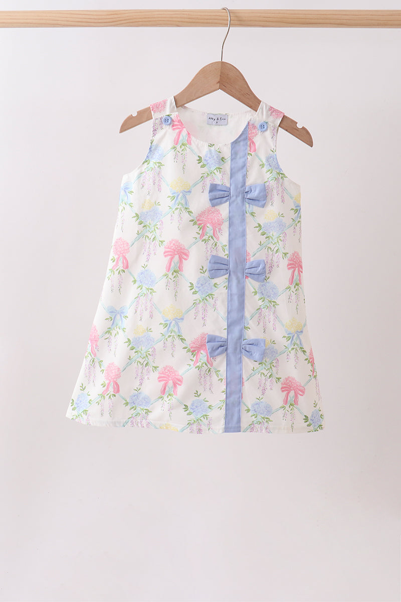 Vintage Meadow Bow Dress