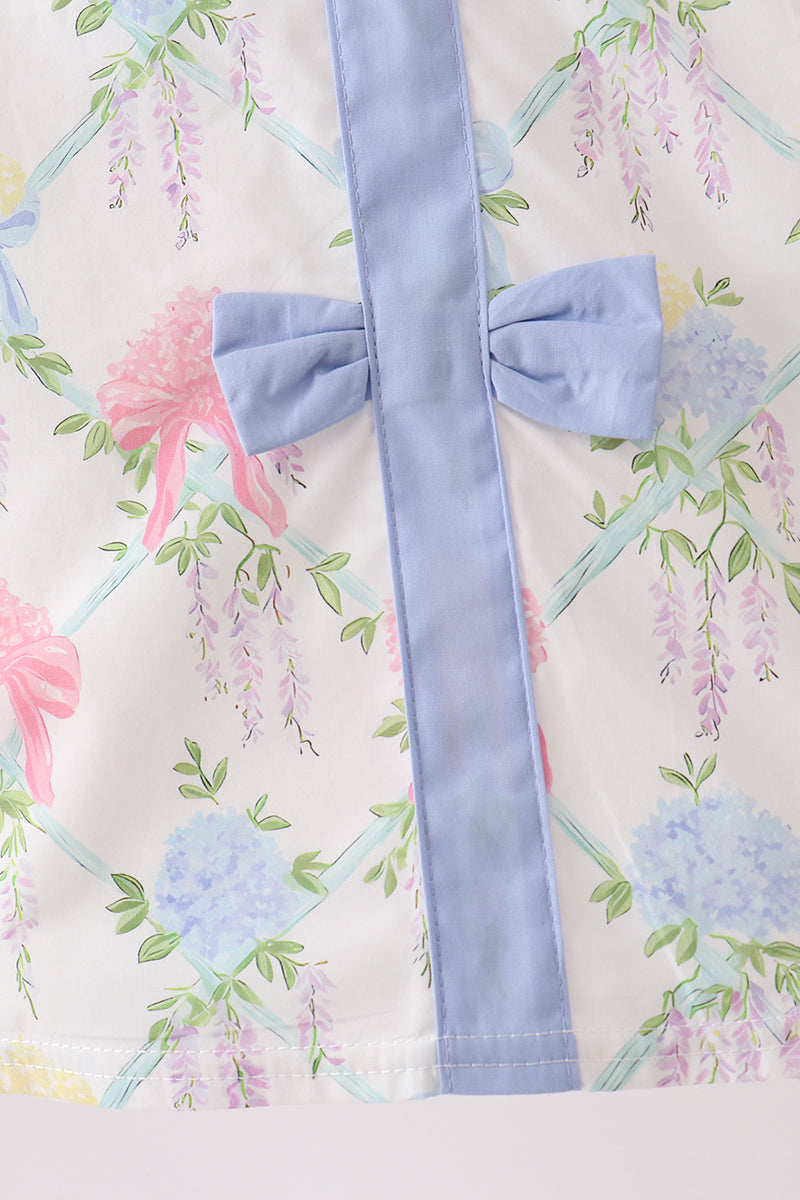 Vintage Meadow Bow Dress