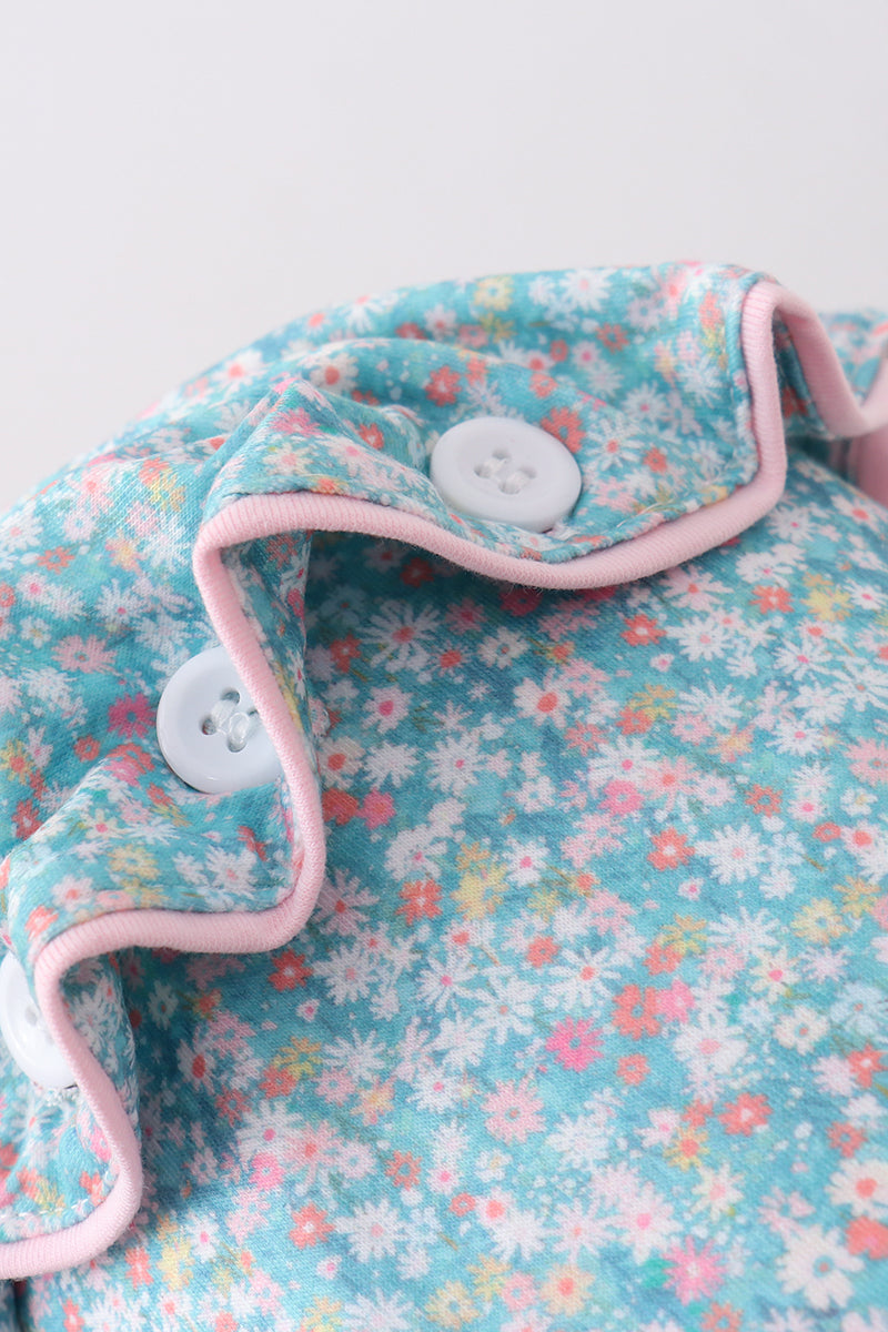 Blush Bloom Ruffle Bonnet