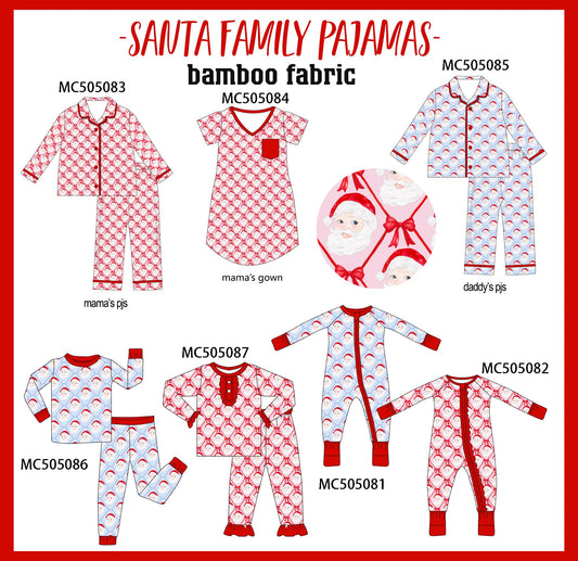 PO56 Santa Family Pajamas