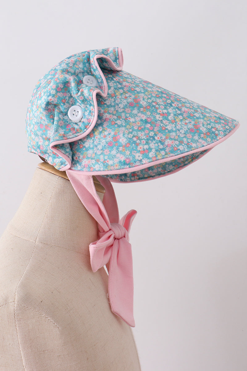 Blush Bloom Ruffle Bonnet